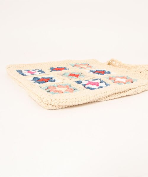 VENCEEXCHANGE（ヴァンスエクスチェンジ）の「クロシェ編みトートバッグ（トートバッグ・レディース・ベージュ/ブラック/オフホワイト・FREE）」の12枚目の写真