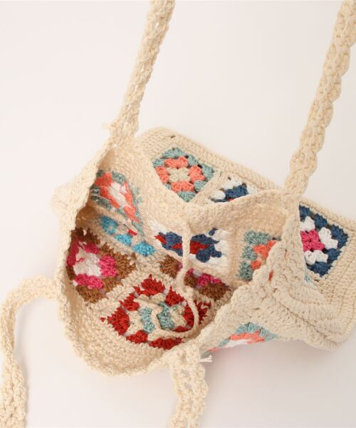 VENCEEXCHANGE（ヴァンスエクスチェンジ）の「クロシェ編みトートバッグ（トートバッグ・レディース・ベージュ/ブラック/オフホワイト・FREE）」の13枚目の写真