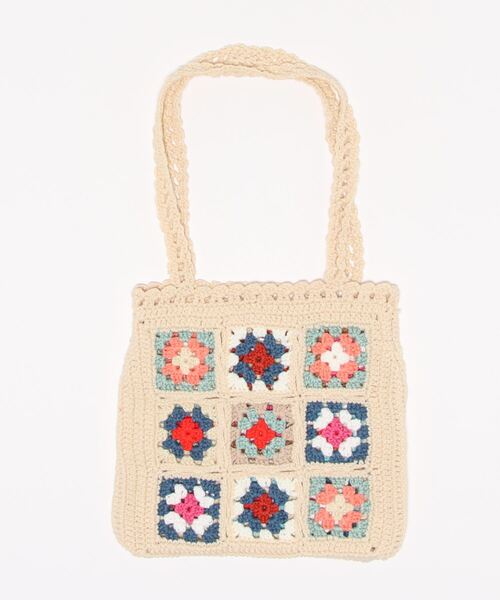 VENCEEXCHANGE（ヴァンスエクスチェンジ）の「クロシェ編みトートバッグ（トートバッグ・レディース・ベージュ/ブラック/オフホワイト・FREE）」の16枚目の写真