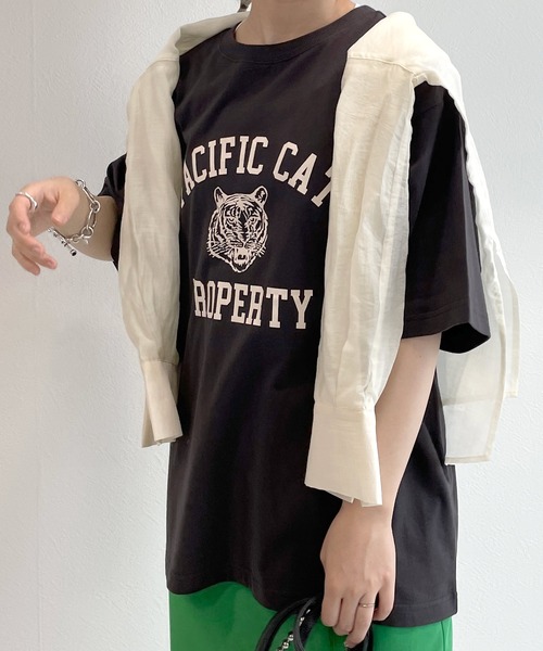 w closet（ダブルクローゼット）の「タイガープリントTee（Tシャツ