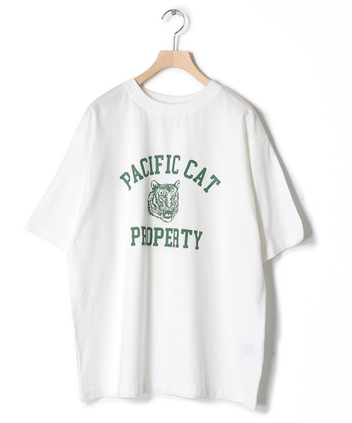 w closet(ダブルクローゼット)の「タイガープリントTee(Tシャツ/カットソー・レディース・オフホワイト/サックスブルー/スミクロ・FREE)」の21枚目の写真