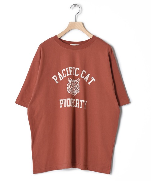 w closet(ダブルクローゼット)の「タイガープリントTee(Tシャツ/カットソー・レディース・オフホワイト/サックスブルー/スミクロ・FREE)」の7枚目の写真