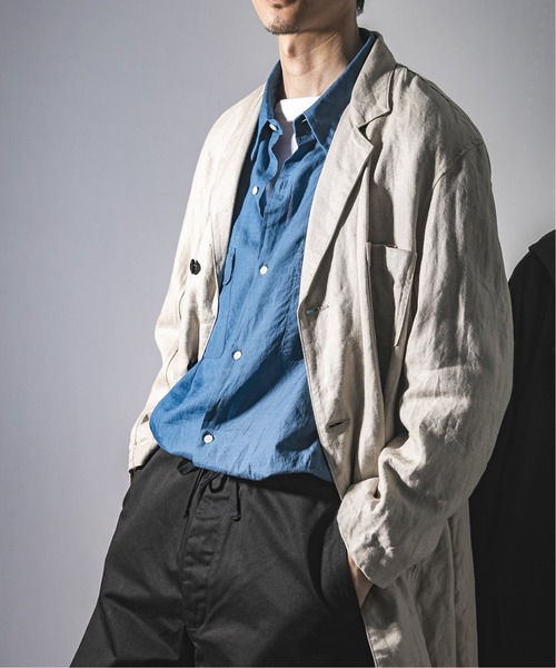 セール】【ETS.MATERIAUX / マテリオ】FRENCH WORK LINEN カバーコート