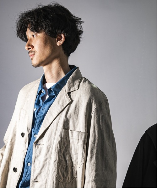 セール】【ETS.MATERIAUX / マテリオ】FRENCH WORK LINEN カバーコート