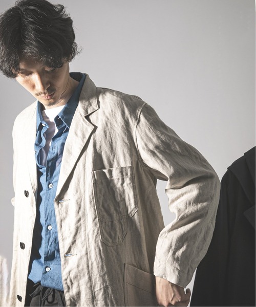 セール】【ETS.MATERIAUX / マテリオ】FRENCH WORK LINEN カバーコート