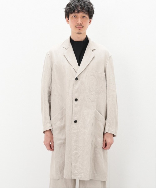 セール】【ETS.MATERIAUX / マテリオ】FRENCH WORK LINEN カバーコート