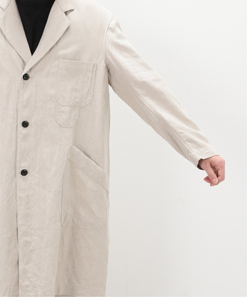 セール】【ETS.MATERIAUX / マテリオ】FRENCH WORK LINEN カバーコート