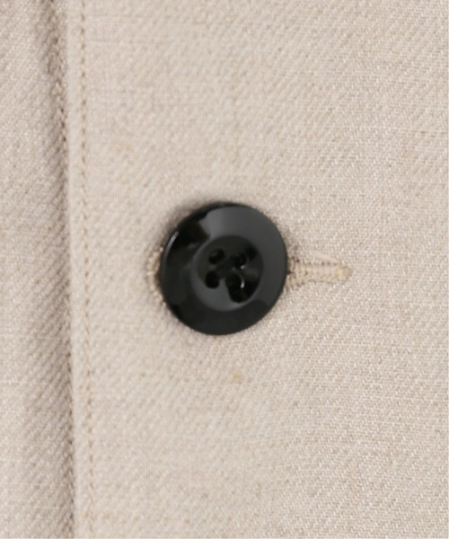 EDIFICE(エディフィス)の「【ETS.MATERIAUX / マテリオ】FRENCH WORK LINEN カバーコート(その他アウター・メンズ・ブラック・1/2)」の12枚目の写真