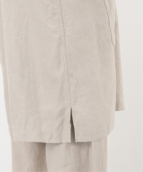 EDIFICE(エディフィス)の「【ETS.MATERIAUX / マテリオ】FRENCH WORK LINEN カバーコート(その他アウター・メンズ・ブラック・1/2)」の8枚目の写真