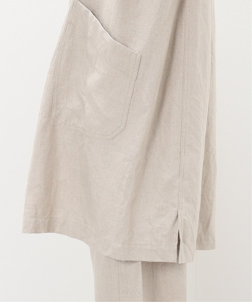 EDIFICE(エディフィス)の「【ETS.MATERIAUX / マテリオ】FRENCH WORK LINEN カバーコート(その他アウター・メンズ・ブラック・1/2)」の20枚目の写真