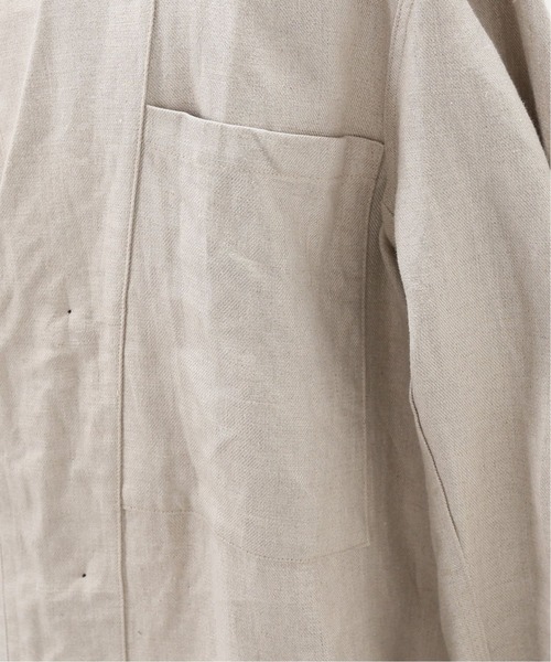 ETS.MATERIAUX FRENCH LINEN COVER COAT 【公式通販】