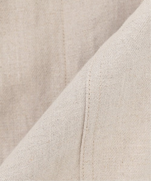 EDIFICE(エディフィス)の「【ETS.MATERIAUX / マテリオ】FRENCH WORK LINEN カバーコート(その他アウター・メンズ・ブラック・1/2)」の13枚目の写真