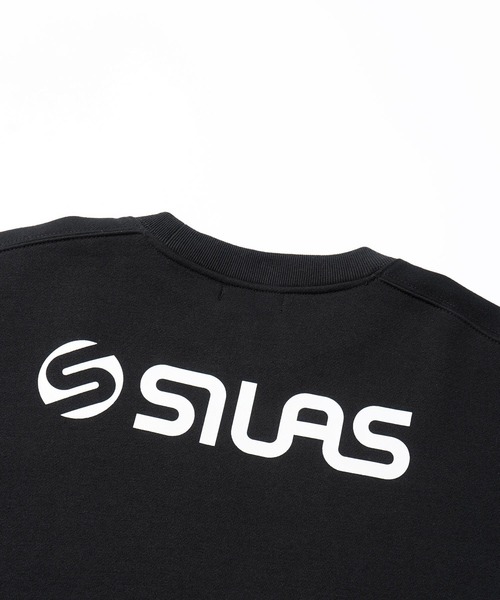 SILAS（サイラス）の「BASIC OLD LOGO SWEAT TOP（スウェット・メンズ・チャコールグレー/ライトブルー/ブラック/パープル/オフホワイト/オリーブ・MEDIUM/LARGE/X-LARGE）」の7枚目の写真