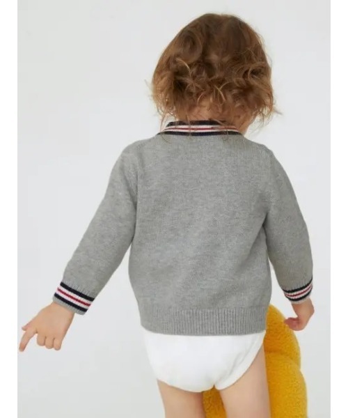 GAP（ギャップ）の「ブラナンカーディガン (ベビー)（カーディガン/ボレロ・キッズ・グレー/ブルー系その他・6-12M/12-18M/3-6M/18-24M）」の7枚目の写真