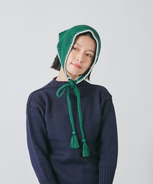 OVERRIDE(オーバーライド)の「OVERRIDE KNIT CHECKER HEADSCARF(その他ヘアアクセサリー・レディース・グリーン/ブラック・FREE)」の20枚目の写真