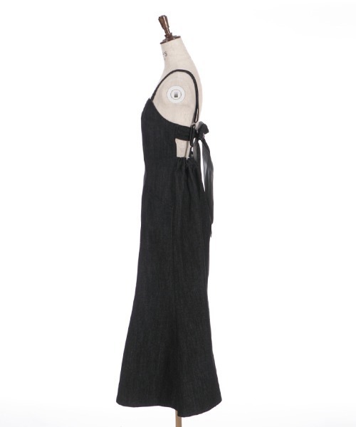 axes femme（アクシーズファム）の「バックリボンキャミワンピース