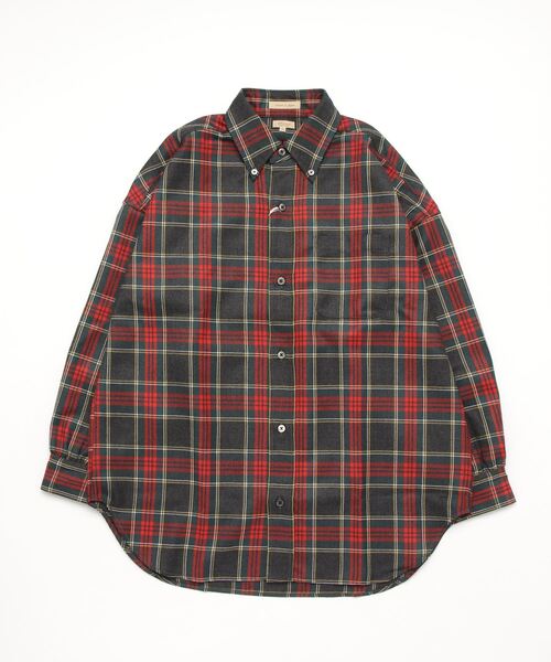 Sanca(サンカ)の「Sanca / CLASSIC CHECK BIG B.D.チェックシャツ(シャツ/ブラウス・メンズ・レッド・0)」の1枚目の写真