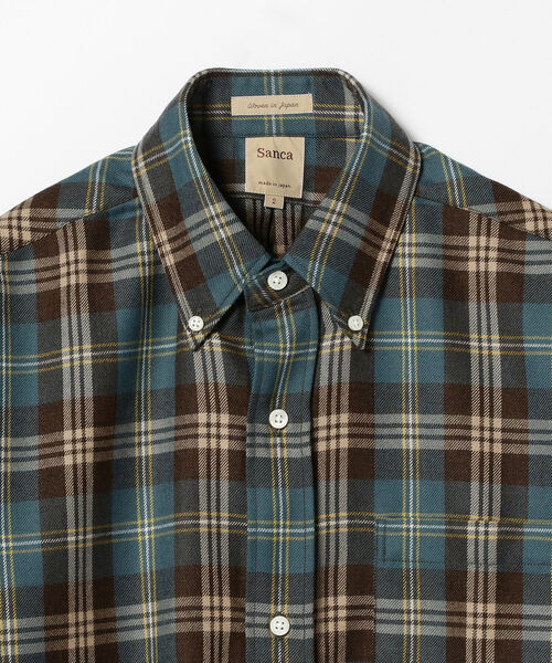 Sanca(サンカ)の「Sanca / CLASSIC CHECK BIG B.D.チェックシャツ(シャツ/ブラウス・メンズ・レッド・0)」の7枚目の写真