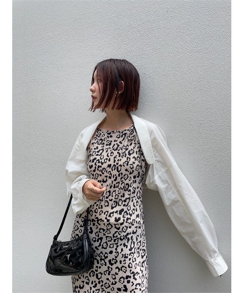 MOUSSY（マウジー）の「SATIN SLIP ドレス（ワンピース・レディース・ベージュ系その他/パープル/ブラック・2/1）」の16枚目の写真