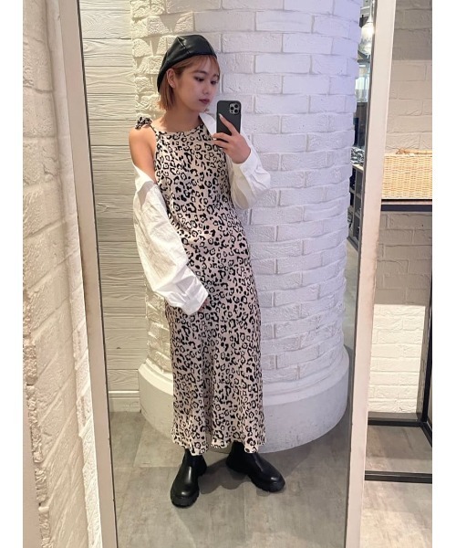 MOUSSY（マウジー）の「SATIN SLIP ドレス（ワンピース）」 - WEAR