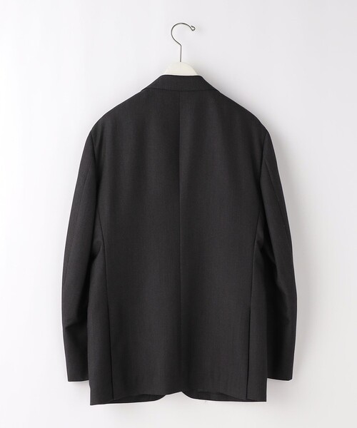 green label relaxing（グリーンレーベルリラクシング）の「シャンブレーサージ 2B RG スーツジャケット（スーツジャケット・メンズ・ダークグレー/モカ・44/46/48/50/42）」の11枚目の写真