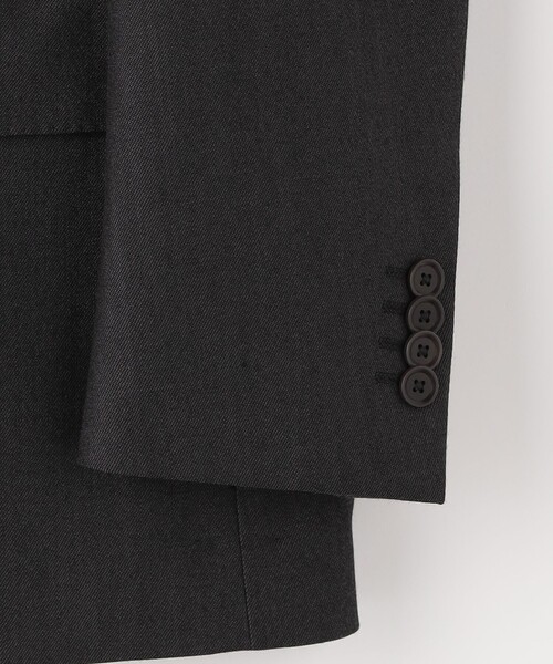 green label relaxing（グリーンレーベルリラクシング）の「シャンブレーサージ 2B RG スーツジャケット（スーツジャケット・メンズ・ダークグレー/モカ・44/46/48/50/42）」の10枚目の写真