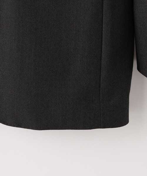 green label relaxing（グリーンレーベルリラクシング）の「シャンブレーサージ 2B RG スーツジャケット（スーツジャケット・メンズ・ダークグレー/モカ・44/46/48/50/42）」の5枚目の写真