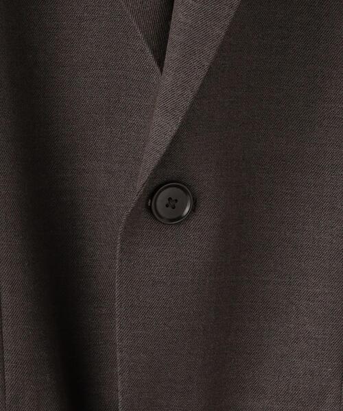 green label relaxing（グリーンレーベルリラクシング）の「シャンブレーサージ 2B RG スーツジャケット（スーツジャケット・メンズ・ダークグレー/モカ・44/46/48/50/42）」の19枚目の写真