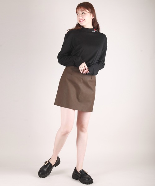 WESTSEA（ウエストシー）の「ワンポイントバラ刺繍 モックネックTシャツ インナーL/T（Tシャツ/カットソー・メンズ・ブラック系その他/ブラック/ホワイト/ホワイト系その他・M/L）」の20枚目の写真