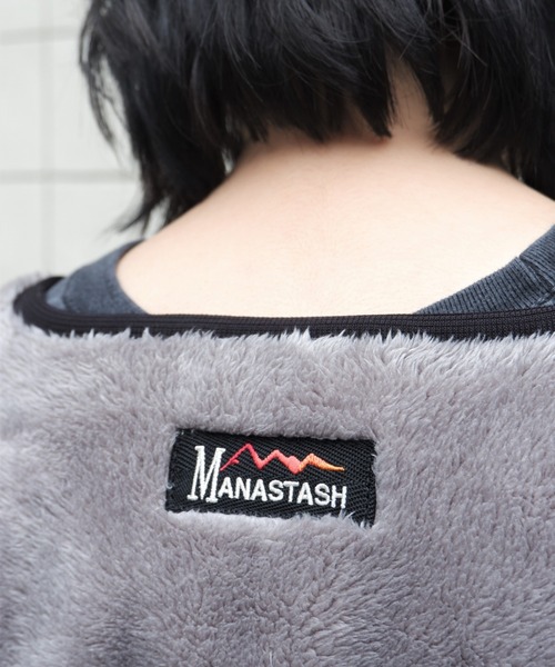 MANASTASH(マナスタッシュ)の「MANASTASH/マナスタッシュ WS BIG FOOT REVERSIBLE COAT ウィメンズビッグフットリバーシブルコート(ノーカラーコート・レディース・オリーブ/シルバー/ブラック・MEDIUM/M)」の10枚目の写真