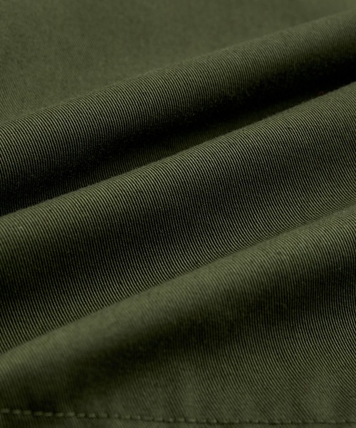 ADAM ET ROPE'（アダムエロペ）の「《新色追加・2点セット》M-65 ビッグシルエット モッズコート/コート＆中綿ライナーセット/ライナー取り外し可能/ユニセックス/SWITCH OUTER（モッズコート・メンズ・カーキ/ホワイト系その他6/ベージュ系その他2・S/M/L）」の8枚目の写真