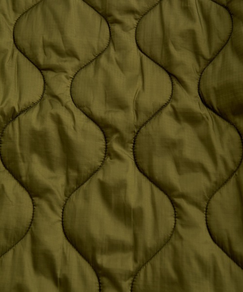 ADAM ET ROPE'（アダムエロペ）の「《新色追加・2点セット》M-65 ビッグシルエット モッズコート/コート＆中綿ライナーセット/ライナー取り外し可能/ユニセックス/SWITCH OUTER（モッズコート・メンズ・カーキ/ホワイト系その他6/ベージュ系その他2・S/M/L）」の12枚目の写真