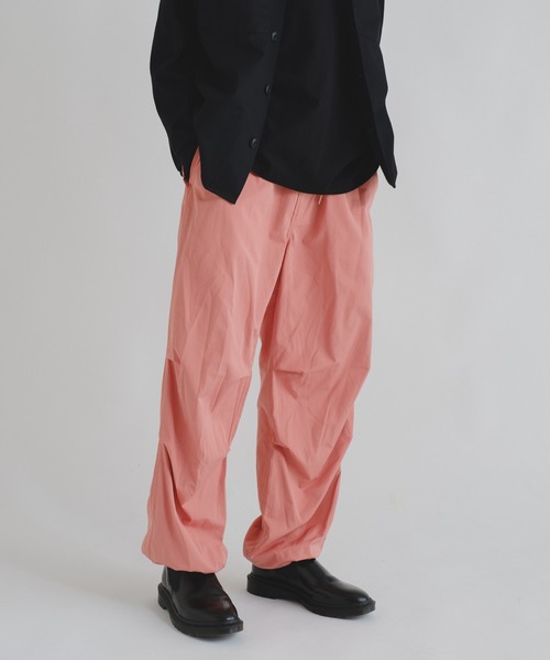 Kastane（カスタネ）の「【WHIMSIC】スノーカモオーバーパンツ（カーゴパンツ・レディース・グリーン/イエロー/ピンク/オリーブ/ブラック/ネイビー/ボルドー・FREE）」の10枚目の写真