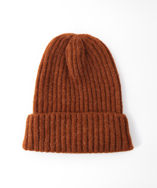 SLOBE IENA(スローブイエナ)の「SLOBE ニットキャップ(ニットキャップ/ビーニー・レディース・オレンジ/グレー/ブラック/カーキ・FREE)」の17枚目の写真