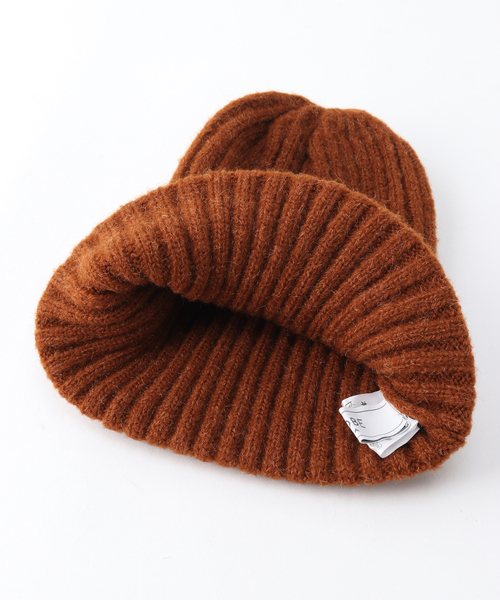 SLOBE IENA(スローブイエナ)の「SLOBE ニットキャップ(ニットキャップ/ビーニー・レディース・オレンジ/グレー/ブラック/カーキ・FREE)」の18枚目の写真