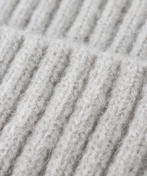 SLOBE IENA(スローブイエナ)の「SLOBE ニットキャップ(ニットキャップ/ビーニー・レディース・オレンジ/グレー/ブラック/カーキ・FREE)」の21枚目の写真