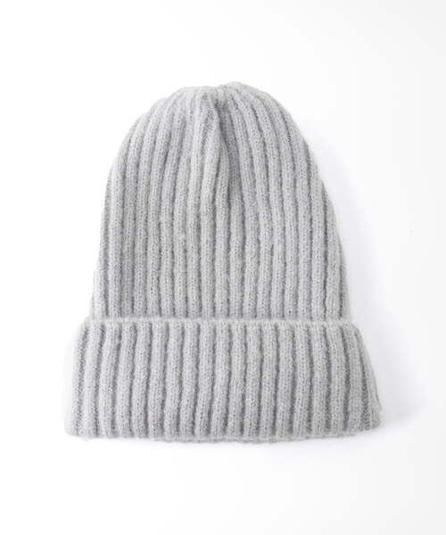 SLOBE IENA(スローブイエナ)の「SLOBE ニットキャップ(ニットキャップ/ビーニー・レディース・オレンジ/グレー/ブラック/カーキ・FREE)」の22枚目の写真