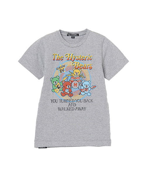 JOEY HYSTERIC（ジョーイヒステリック）の「THE HYSTERIC BEARS pt Tシャツ【ＸＳ/Ｓ/Ｍ】（Tシャツ/カットソー・キッズ・キナリ/グレー/ブラック・SMALL/MEDIUM/X-SMALL/LARGE）」の3枚目の写真