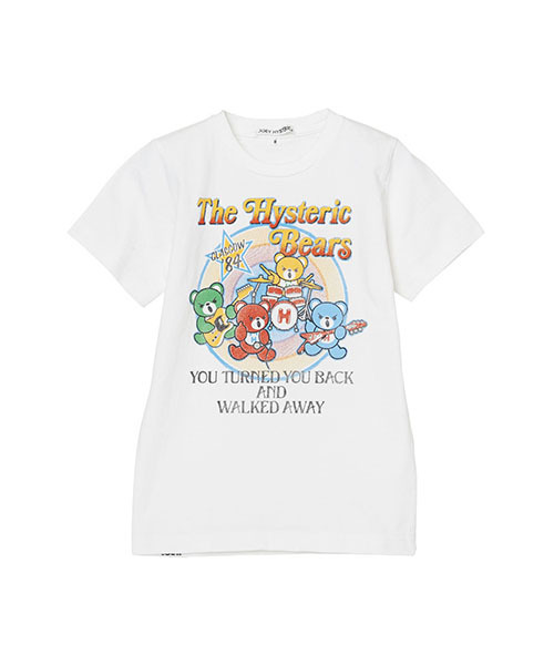 JOEY HYSTERIC（ジョーイヒステリック）の「THE HYSTERIC BEARS pt Tシャツ【ＸＳ/Ｓ/Ｍ】（Tシャツ/カットソー・キッズ・キナリ/グレー/ブラック・SMALL/MEDIUM/X-SMALL/LARGE）」の2枚目の写真
