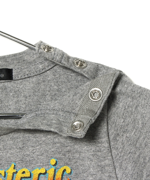 JOEY HYSTERIC（ジョーイヒステリック）の「THE HYSTERIC BEARS pt Tシャツ【ＸＳ/Ｓ/Ｍ】（Tシャツ/カットソー・キッズ・キナリ/グレー/ブラック・SMALL/MEDIUM/X-SMALL/LARGE）」の6枚目の写真