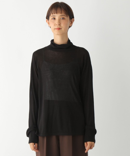 LEPSIM（レプシィム）の「14ゲージシアーハイネックニットプルオーバー　349171（Tシャツ/カットソー・レディース・ブラック/ブルー/アイボリー・MEDIUM/LARGE）」の18枚目の写真