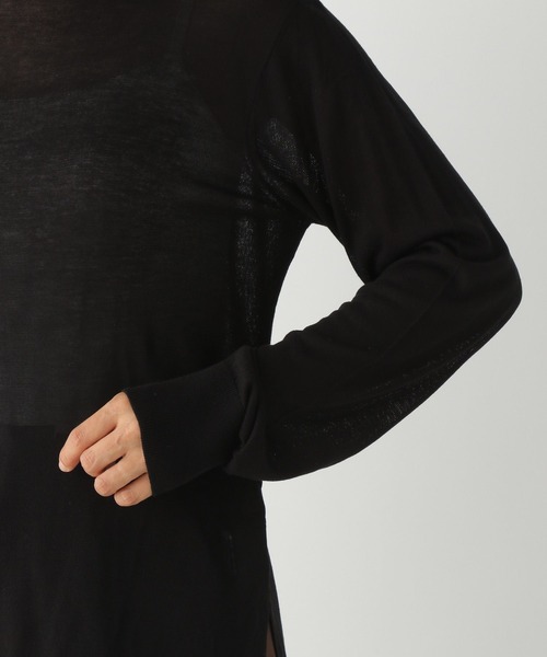 LEPSIM（レプシィム）の「14ゲージシアーハイネックニットプルオーバー　349171（Tシャツ/カットソー・レディース・ブラック/ブルー/アイボリー・MEDIUM/LARGE）」の22枚目の写真