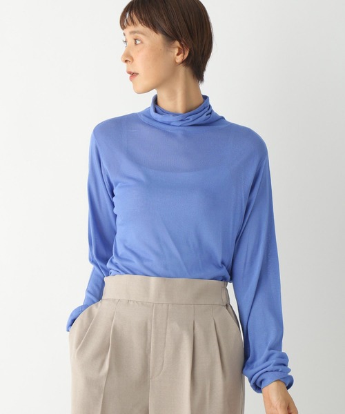 LEPSIM（レプシィム）の「14ゲージシアーハイネックニットプルオーバー　349171（Tシャツ/カットソー・レディース・ブラック/ブルー/アイボリー・MEDIUM/LARGE）」の10枚目の写真