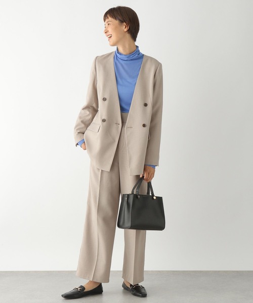 LEPSIM（レプシィム）の「14ゲージシアーハイネックニットプルオーバー　349171（Tシャツ/カットソー・レディース・ブラック/ブルー/アイボリー・MEDIUM/LARGE）」の14枚目の写真