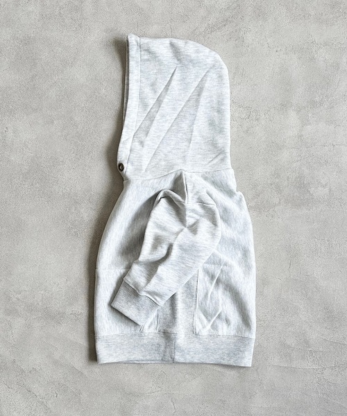 BIG FIELD（ビッグフィールド）の「カレッジムジパーカー（90～150cm）（パーカー・キッズ・ブラック/オフホワイト/グリーン・90/100/110/120/130/140/150）」の14枚目の写真