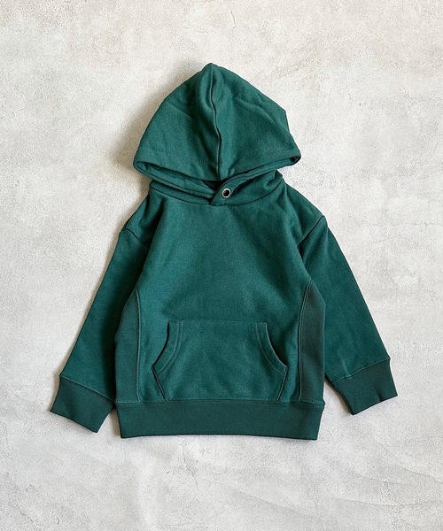 BIG FIELD（ビッグフィールド）の「カレッジムジパーカー（90～150cm）（パーカー・キッズ・ブラック/オフホワイト/グリーン・90/100/110/120/130/140/150）」の8枚目の写真