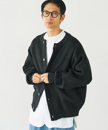 メンズモヘアタッチニットカーディガン