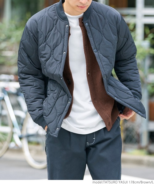 coca（coca）（コカ）の「メンズモヘアタッチニットカーディガン（カーディガン/ボレロ・メンズ・ブラウン/ブラック・M/L/XL）」の12枚目の写真