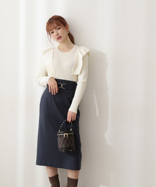 BRIEFING ベージュ スカートサイズxs PROPORTION BODY DRESSING(プロポーションボディドレッシング