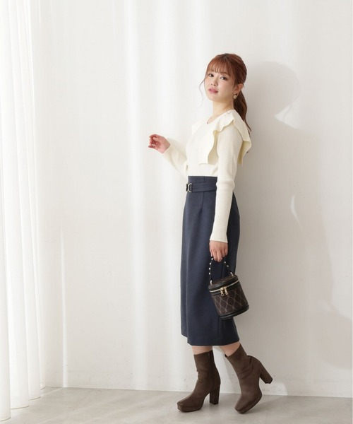 BRIEFING ベージュ スカートサイズxs PROPORTION BODY DRESSING（プロポーションボディドレッシング
